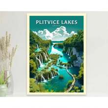 1pc Nordic Retro Porto & Paris City Travel Posters - Canvas Art Prints For Living Room Wall Decor & Tourism Gifts No Frame