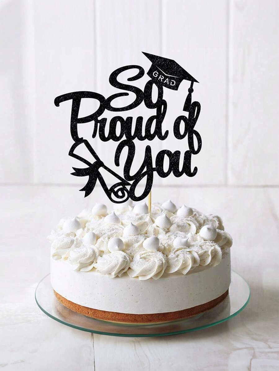 Lot De 40 Décorations Pour Cupcake 40 Ans - Noir À Paillettes - Pour