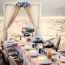 10/30/50张激光切割婚礼席位卡，折叠式名片卡，空白卡纸，适用于婚礼、派对、餐桌装饰、自助餐、新娘送礼会等多种场合 - 彩色 - 查看 10