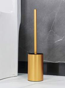 Stainless Steel Gold Toilet Brush And Holder Set Brushed Gold Bathroom Accessories Toilet Bowl Brush And Holder Bathroom Toilet Brush Brushed Gold Toilet Handle Toilet Brush Bathroom Decor Fall Decor