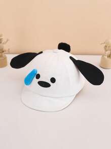 1pc Kids Cute Dog Ear Design Sun Protection Versatile Bucket Hat, Summer