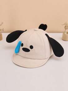 1pc Kids Cute Dog Ear Design Sun Protection Versatile Bucket Hat, Summer