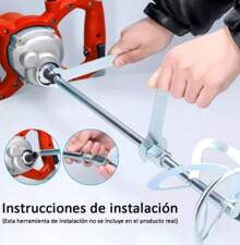 Mezclador Eléctrico De Mortero/cemento/pintura De 2100w - Tipo de Enchufe A USA (110-127V) - Ver 8
