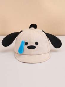 1pc Kids Cute Dog Ear Design Sun Protection Versatile Bucket Hat, Summer