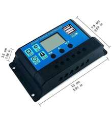 CONTROLADOR DE CARGA10A - Azul - Ver 4