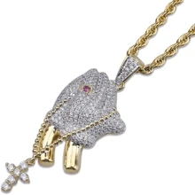 嘻哈手拿吊坠项链首饰适合男女珠宝礼物 - 項鍊 - 查看 3