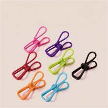 Multi-Functional Color Clip, Suitable For Clothing-Peg, Clothes Fixing, Sealing Clip, Snack Sealing, File Long Tail Clip, Fixed Windproof, Household Debris Storage Clip, Random Color