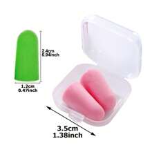 5/10 Paar akustische Schaumstoff Ohrstöpsel Anti-Lärm Box Mini Schlaf Lern Reise Ohrstöpsel kreative, zufällige Designs, lustige Geburtstagsgeschenke