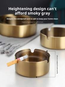 Set da 6 posacenere personalizzati in acciaio inox, incisi su misura per regali aziendali, ed eventi - con il nome della tua azienda, perfetti per matrimoni, feste al bar, caffetterie
