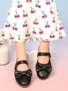 1 par de zapatos planos negros para niña bebé, cómodos, livianos, de moda, con cierre de , adecuados para exteriores, verano