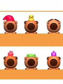 1pc High Quality Capybara Doll Decoration, Cute Blind Box Statue, Suitable For Mobile Phone, Car, Home Decoration, Great Gift