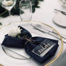 10 piezas de tarjetas de sitio acrílicas, tarjetas de nombre acrílicas transparentes, números de mesa acrílicos, placas de nombre acrílicas en blanco, tarjetas de asientos acrílicas para bodas, graduaciones, fiestas, decoraciones de mesa, regalos de firmas, decoraciones de cumpleaños, decoraciones de fiesta, despedida de soltera