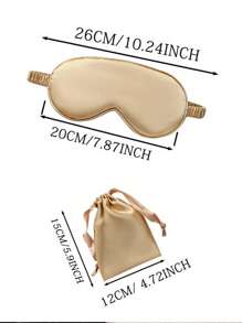 2pcs Customizable Satin Eye Mask Set, Bride Party Gift, Bridesmaid Eye Mask, Customized Bridesmaid Gift, Anniversary Gift, Her Gift - Multicolor - View 10