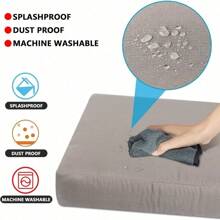 9p Patio Cushion Covers Outdoor Patio Cushions Covers Replacement Waterproof With Zipper For 5 Pcs Patio Furniture Set, Slipcovers For Outdoor Cushions Taupe, Covers Only