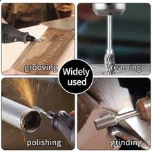 10 piezas Juego de brocas de carburo, cabeza de pulido de acero aleado de doble filo, compatible con herramientas rotativas, para madera, metal, piedra, gemas - Uso manual y de soldadura, requiere montaje, herramientas de pulido de acero