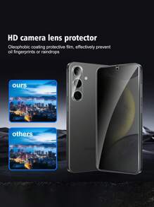 2+2 Packungen kompatibel mit Samsung Galaxy Datenschutz Bildschirmschutz mit Kamera Linsenschutz, Anti-Spion gehärtetes Glas Schutzfolie 9H Härte, kratzfest, Case-freundlich, Geschenk zum Geburtstag, Familie, Freunde Anti-Spion, Handybildschirmschutz, Handyzubehör
