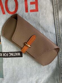 1 件 PU 皮革眼镜盒，便携式加厚皮革眼镜袋，防压镜头架，适用于各种眼镜，时尚配饰，女士眼镜盒收纳盒收纳眼镜盒保护盒眼镜袋太阳镜袋，适用于旅行度假巡航暑假旅行包，旅行用品必备品，适用于大学宿舍家庭学校酒店旅行套装 - 彩色 - 查看 9