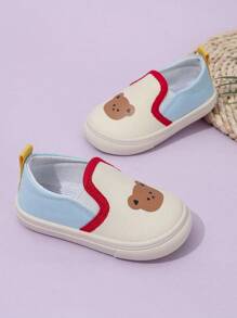 1 双女童春秋舒适鞋，鞋底柔软无臭耐磨 - 米色 - 查看 5