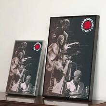 1-6 pezzi di cartellone di qualità HD della band Red Hot Chili Peppers, cartellone in carta bianca per decorare le pareti di studio, senza cornice