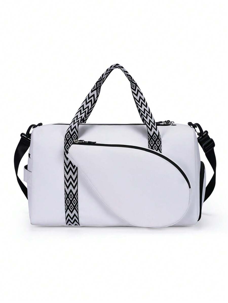 多功能羽毛球拍包，大容量干湿分离单肩包，轻便健身瑜伽旅行运动背包，男女皆宜