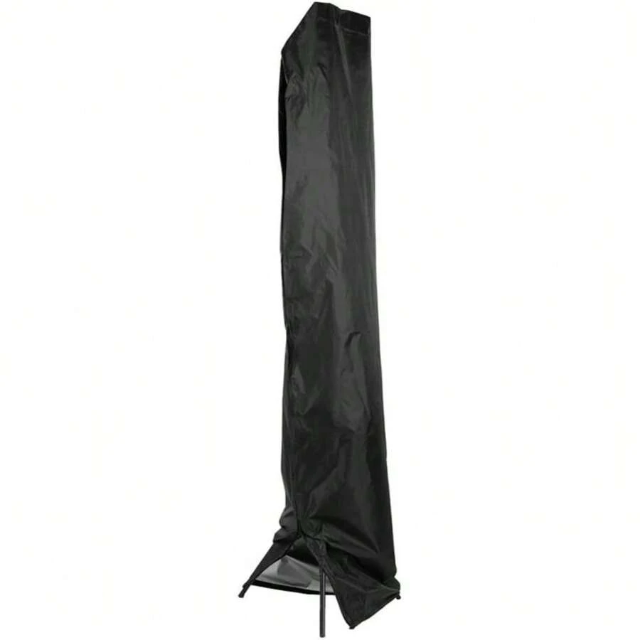 Impermeable Funda Parasol Protectora Antipolvo para Playa Patio y Jardín con Cremallera(265cm:50x70x40cm) - Negro - Ver 1