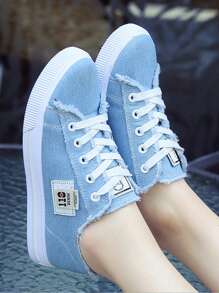 Women's Flat Breathable Casual Shoes, Fashion Platform Sneakers, All Seasons