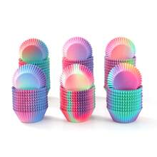 LIFETALK LIFETALK New Arravie Dreamy Colors Paper Cupcake Liners Wedding Birthday Christmas Cup Cake Cups Paper Muffin Cups