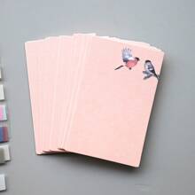 20 بطاقة فارغة بطبعات زهرية عتيقة لل-DIY - بطاقات بريد شكر وتهنئة أنيقة بنقشات أزهار الكرز، والخوخ والبرقوق، مناسبة للزفاف، والدعوات، وعيد الأم، والبطاقات، والعودة للمدرسة، ولوازم المدرسة