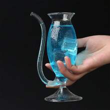 1pc Transparent High Borosilicate Glass Juice Cup, Creative Vampire Highball Glass - Clear - View 11