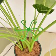 4pcs/Pack Plant Anti-Toppling Support Pole Green Plant Fixator Flower Hydroponic Folding Fixed Support