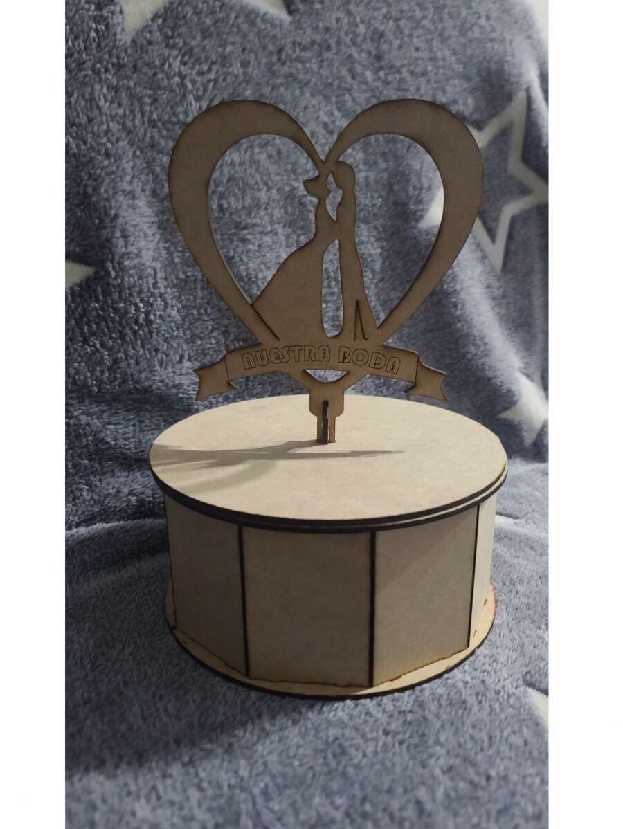 12 Tortilleros para fiesta con tematica de boda. - Camel - Ver 1