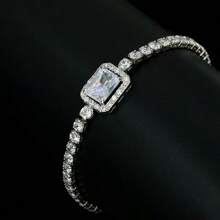 1pc Women's Fashion Elegant Luxury Crystal Bracelet