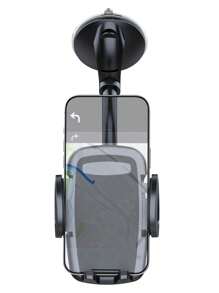 Universal Car Windshield Cellphone Mount Flexible Long Arm Mobile Phone Holder For Car 360 Degree Rotation Holder - Black - View 8