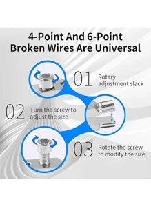 Juego de 10 piezas de herramientas extractoras para tuberías dañadas, removedoras y extractoras de tornillos dañados, herramienta multifuncional para extracción de grifos rotos, con ajuste de apertura de rosca, kit extractor fácil de usar para grifos de agua dañados