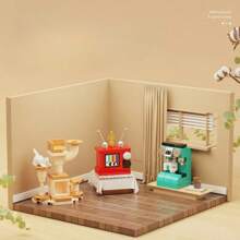 A Set Of Small Particle Assembly DIY Toy Building Blocks, Sweetheart Series Of Style, Old Household Appliances Including Refrigerators, TVs, Fans And Washing Machines, Suitable For Back To School, New Year, Easter, Valentine's Day, Birthdays And Other Festivals. Can Be Used For Creative Home DIY Decoration, Artistic Living Room And Bedroom Decoration. Also A Creative Home DIY Decoration Puzzle Combination Toy Bouquet, Suitable For Valentine's Day, Spring Festival, School Gifts And Other Occasions. The Interesting Building Blocks Can Be Used For Creative Home DIY Decoration, Interesting Small Challenge Building Blocks To Exercise Hands-On And Brain Skills. It Is A DIY Creative Home Decoration And Room Decoration For Toys For Adults, And A Gift For Festivals And Occasions Such As Birthdays, Easter, Mother's Day, Father's Day, Etc. Please Follow Our Store To Get The Latest Information On New Products. Room Decoration