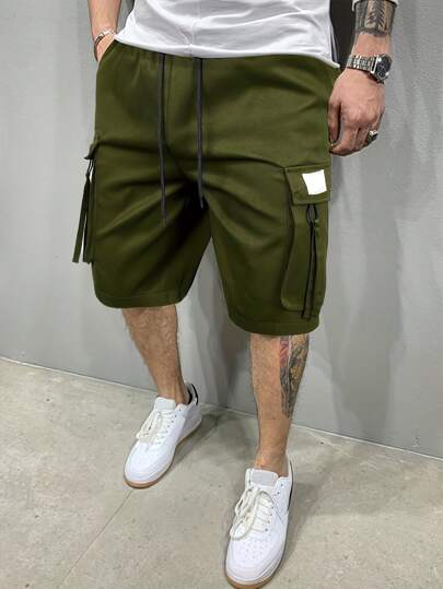 Men's Summer Casual Webbing Cargo Shorts
