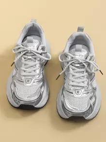 New Spring/Autumn Women Sneakers Casual Chunky Sneakers Versatile Fashion Trainers Travel Shoes, Size Runs Small, Recommend Ordering One Size Up