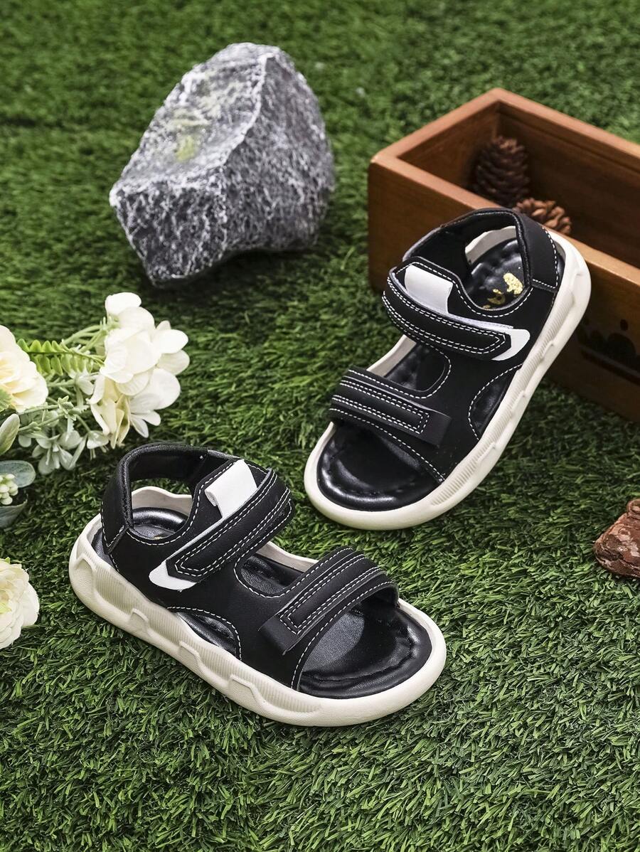 1 Paar Sommer Outdoor Jungen & Mädchen Lässig Mode Sandalen, leicht & weich