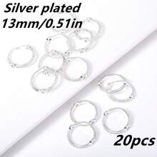 20 stuks 9/11/13MM messing verbinding kralen frame ring 18K verguld doorlopende gat kralen cirkel voor doe-het-zelf kralen sieraden maken benodigdheden