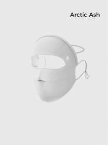 GOLOVEJOY 1pc Summer New Full Face Sun Protection Mask, Ice Cooling Breathable UV-Proof Mask, Solid Color Elegant Face & Eye Shade, Unisex, Suitable For Cycling, Driving, Hiking, Outdoor Sports