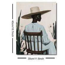 1 tấm áp phích Boho không khung nghệ thuật treo tường in vải canvas tối giản trừu tượng nữ nghệ thuật người Mỹ gốc Phi trang trí thẩm mỹ tranh cổ điển cho ký túc xá, căn hộ, phòng khách, phòng ngủ, trang trí nhà hiện đại - Nhiều màu - Xem 9