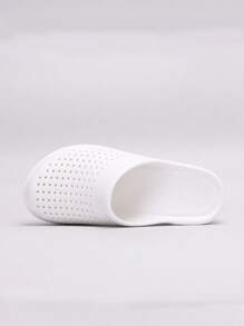 Women's Summer Beach Slippers, EVA Non-Slip Quiet Couples Bathroom Soft Bottom Indoor Flip Flops - White - View 5