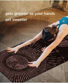 Non Slip Yoga Mat TPE Workout Mat For Men Women, Thick Workout Mat With Carrying Strap, Fitness Mats For Exercise, Yoga, Fitness, Pilates, Floor Workouts (72" X 24" X 6mm)