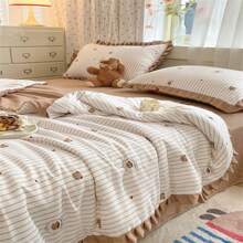 1 Peça Edredom de Ar-Condicionado de Cor Sólida, Artigos para o Lar, Edredom de Verão Leve e Respirável, Roupa de Cama Diária para o Verão