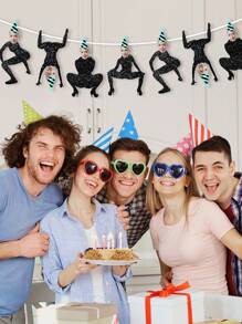 Customized Banner Flag, Birthday Party Decoration, Birthday Twerking Face Banner, Customized Birthday Photo Banner, Personalized Birthday Banner (Any Age) - Multicolor - View 6