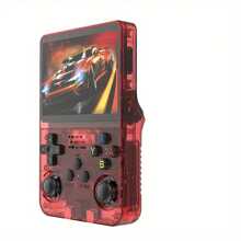 Consolă de jocuri portabilă R36S retro cu jocuri clasice încorporate de 64G, ecran IPS de 3,5 inch, baterie de 3500mAh, mini consolă video retro portabilă, joystick-uri 3D duale