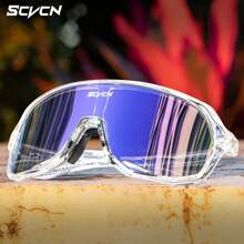 SCVCN Cycling Glasses, Outdoor Sports Glasses, New Fashion Mountain Bike Glasses For Men And Women, Suitable For Cycling, Driving, Fishing, Running, Hiking, Travel