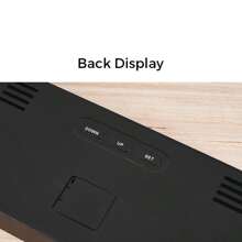 1 stuk 10-inch LED digitale wandklok, digitale wekker voor de slaapkamer met groot display, temperatuur/aftellen/automatisch dimmen/snooze-functie - 12/24 uur, moderne digitale wandklok, cadeau voor verjaardag, afstuderen, kamerdecoratie, wandklok, slaapkamerdecoratie, slaapzaaldecoratie, terug naar school, schooldecoratie, schoolverrassing
