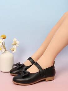 1 par de zapatos planos negros para niña bebé, cómodos, livianos, de moda, con cierre de , adecuados para exteriores, verano