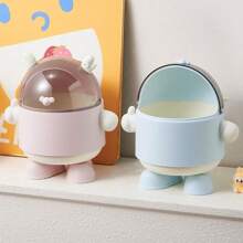 Desktop Storage Box Desktop Trash Can Desk Organizer Bin Cute Student Girls Hair Accessories Stationery Storage Kawaii Korean Storage Rack